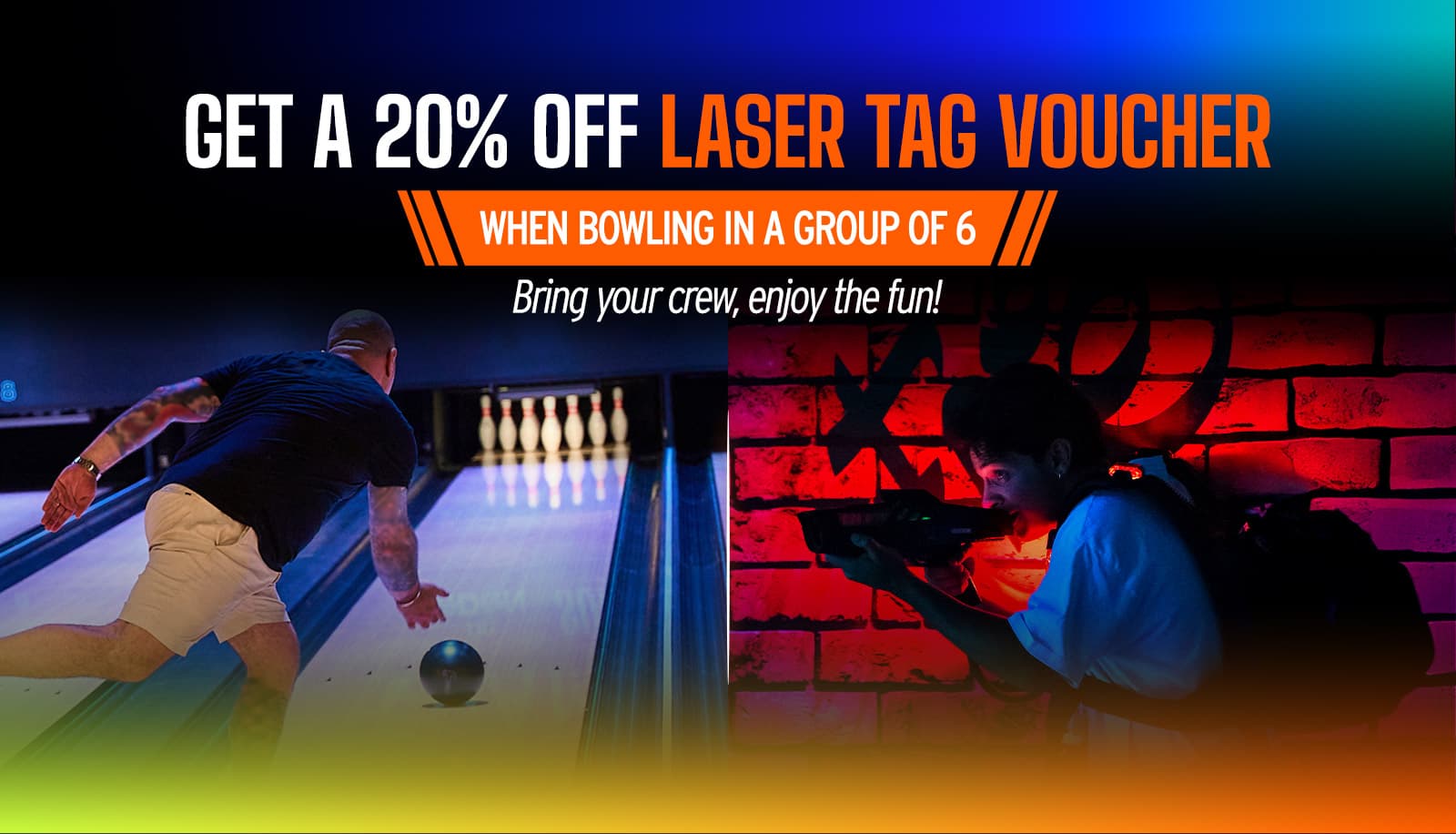 20% OFF Laser Tag